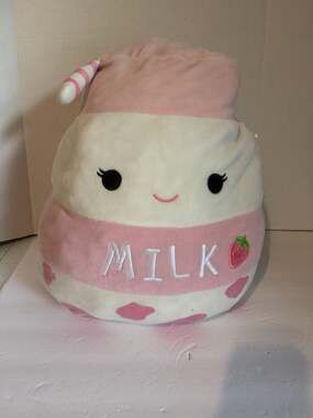 Squishmallows 12" Amelie the Strawberry Milk Plush